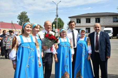 Г.А. Зюганов посетил Знаменский район Орловской области
