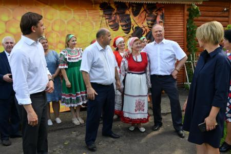 Г.А. Зюганов посетил Знаменский район Орловской области