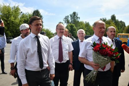 Г.А. Зюганов посетил Знаменский район Орловской области