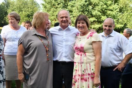 Г.А. Зюганов посетил Знаменский район Орловской области