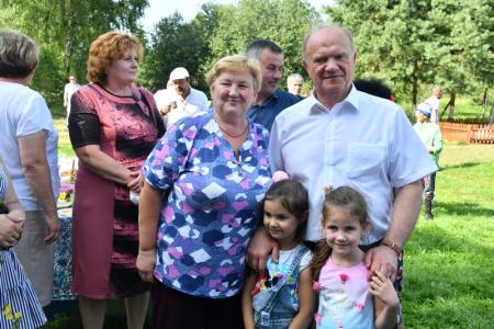 Г.А. Зюганов посетил Знаменский район Орловской области