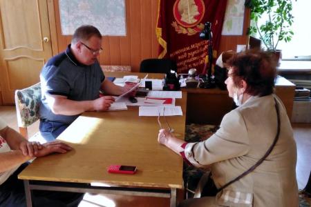 Московская область. Депутат-коммунист Александр Наумов провел прием граждан в Серпухове