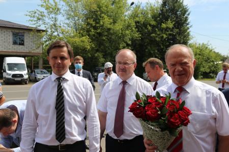 Г.А. Зюганов посетил Знаменский район Орловской области