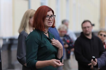 Лидер коммунистов Коми Олег Михайлов «открыл» главную площадь Сыктывкара