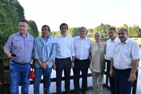 Г.А. Зюганов посетил Знаменский район Орловской области