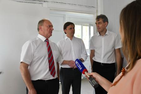 Г.А. Зюганов посетил Знаменский район Орловской области