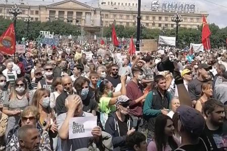 Сергей Обухов про 29-й день хабаровских протестов «за губернатора ЛДПР»: протест явно левеет и краснеет