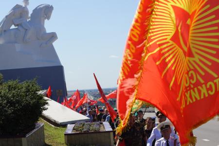 Краснодарский край. Коммунисты Дона и Кубани отметили 78-ю годовщину легендарной Кущевской атаки красных казаков