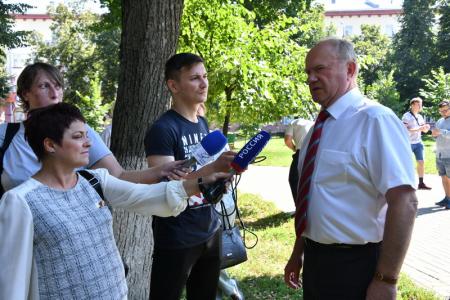 Г.А. Зюганов принял участие в праздничных мероприятиях, посвященных Дню города Орла