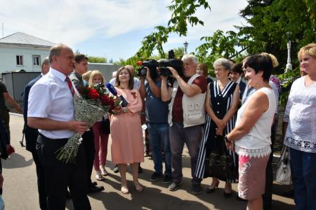 Г.А. Зюганов посетил Знаменский район Орловской области