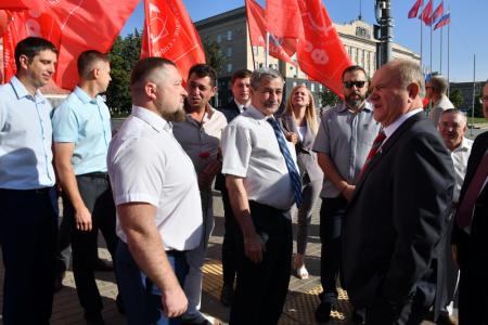 Г.А. Зюганов принял участие в праздничных мероприятиях, посвященных Дню города Орла