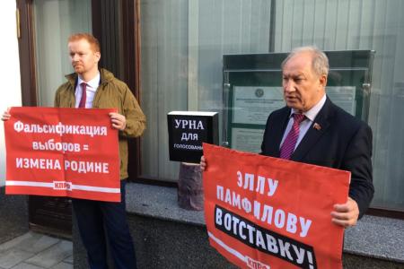 Москва. Место для голосования – пень в погожий день