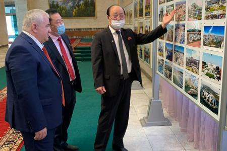 Казбек Тайсаев провел рабочую встречу с Послом КНДР в России Син Хон Чхолем
