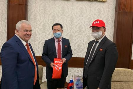 Казбек Тайсаев провел рабочую встречу с Послом КНДР в России Син Хон Чхолем