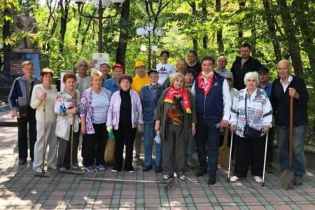 Ставропольский край. Коммунисты провели субботник в Железноводске