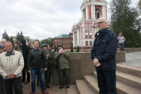В Тамбове прошло открытое партийное собрание КПРФ