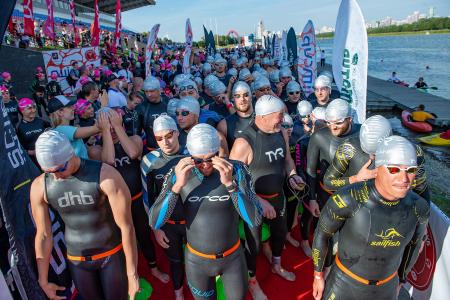 Заплыв спортивного клуба КПРФ на открытой воде. 2 этап