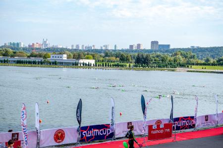 Заплыв спортивного клуба КПРФ на открытой воде. 2 этап