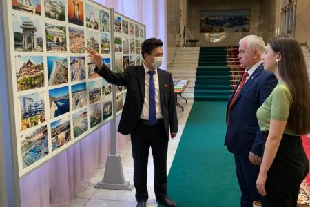 Казбек Тайсаев провел рабочую встречу с Послом КНДР в России Син Хон Чхолем