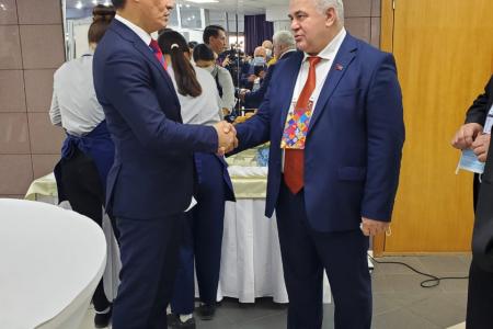 Рабочий визит Казбека Тайсаева в Республику Калмыкия