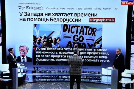 Юрий Афонин на «России-1»: «Поддерживая в Белоруссии здоровые силы, мы защищаем наше общее будущее»