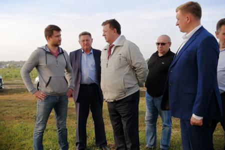 Московская область. Владимир Кашин осмотрел ход уборочной кампании в ведущих аграрных округах Подмосковья