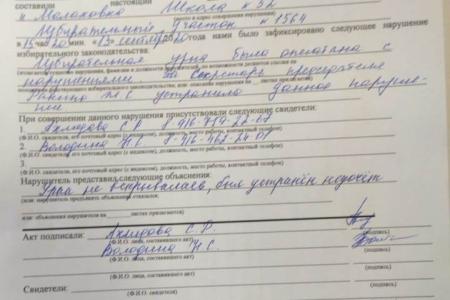 Ход выборов и нарушения избирательного законодательства в городских округах Московской области 11-13 сентября