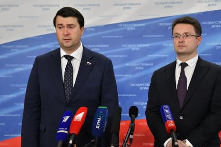 «Наши люди достойны качественного продовольствия!». О.А. Лебедев и В.Н. Блоцкий выступили перед журналистами в Госдуме
