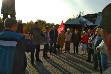 Нижегородская область. Борчане почтили память защитников Советской власти