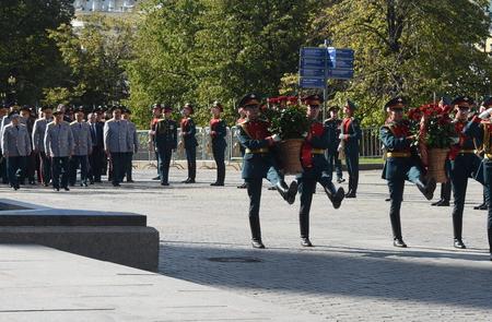 День Сухопутных войск. Г.А. Зюганов возложил цветы к Могиле Неизвестного Солдата и памятнику Г.К. Жукову