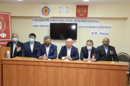 Состоялась встреча партактива Калмыцкого республиканского отделения КПРФ с Героем России и ветеранами СОБРа