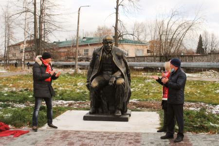 Пермский край. В Краснокамске был открыт восстановленный памятник В.И. Ленину