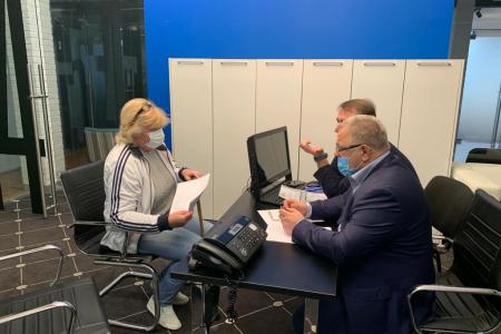 Московская область. Депутат-коммунист Александр Наумов провел прием граждан в Ступино