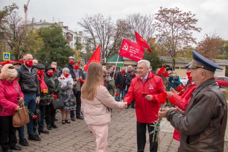 Годовщина Великого Октября в Краснодарском крае