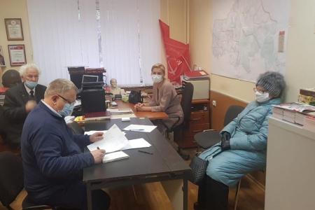 Московская область. Депутат-коммунист Александр Наумов провёл приём граждан в Ленинском муниципальном округе
