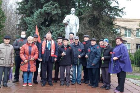 Московская область. Подмосковные коммунисты отметили праздник Великой Октябрьской социалистической революции