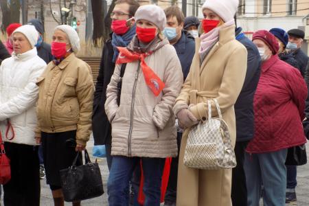 Воронежская область. Под Красным Знаменем Октября – вперёд к социализму!