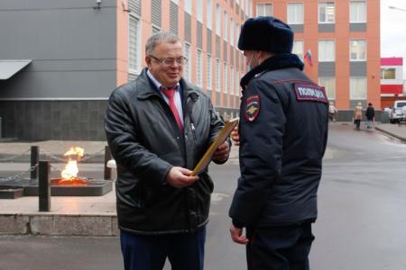 Московская область. Александр Наумов в Домодедово поздравил сотрудников органов внутренних дел с профессиональным праздником