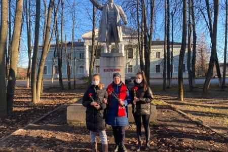 Ленинградская область. Под Красным Знаменем Октября – вперед к социализму!