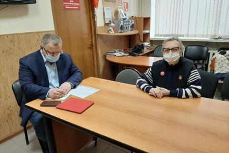 Московская область. Депутат-коммунист Александр Наумов провёл прием граждан в Подольске
