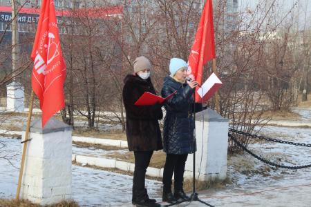 Забайкальские коммунисты и комсомольцы почтили память красных партизан, погибших в сражении за Читу в 1920 году
