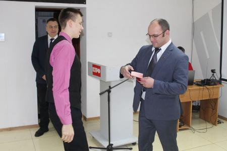 Амурская область. В честь 103-годовщины Великого Октября в Благовещенске прошло торжественное собрание