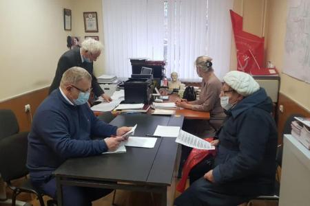 Московская область. Депутат-коммунист Александр Наумов провёл приём граждан в Ленинском муниципальном округе
