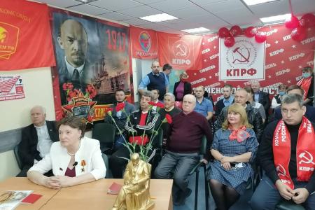 Празднование 103-ей годовщины Великой Октябрьской социалистической революции в Тюмени