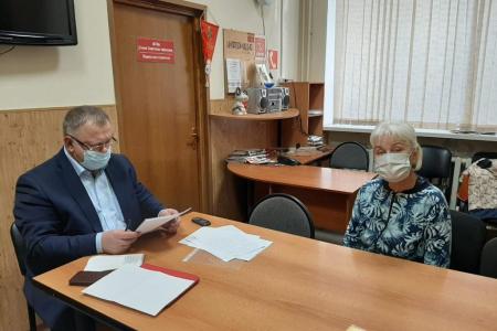 Московская область. Депутат-коммунист Александр Наумов провёл прием граждан в Подольске
