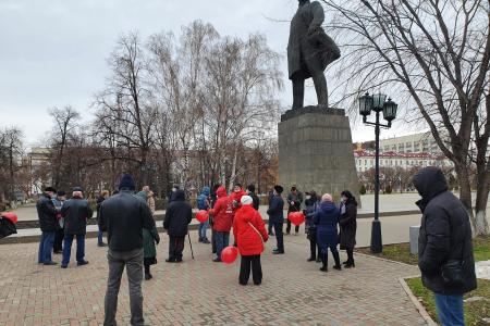 Празднование 103-ей годовщины Великой Октябрьской социалистической революции в Тюмени