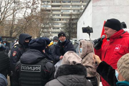 Столичный район Медведково. Задержание на Шокальского 28А