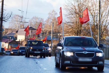 Иваново. Автопробег в честь годовщины Великого Октября