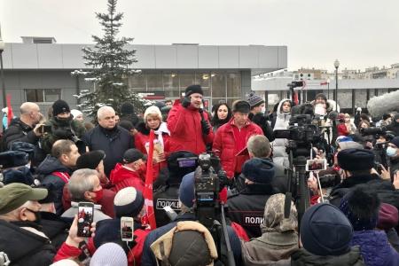 Дистанту - нет! Акция московских коммунистов