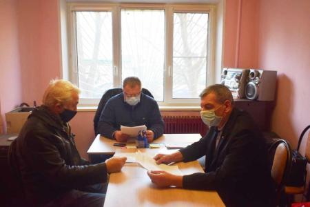 Московская область. Депутат-коммунист Александр Наумов провел прием граждан в городах Чехов и Домодедово